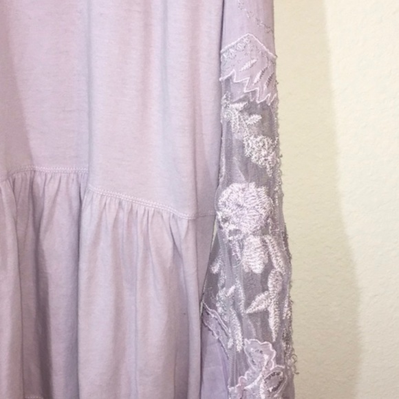 Free People Lilac Lace Penny Shirt small - Picture 9 of 9